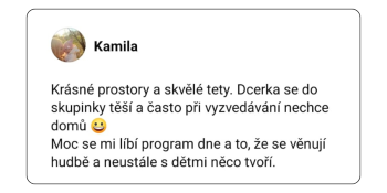 Recenze od maminky 1 Recenze od maminky 1